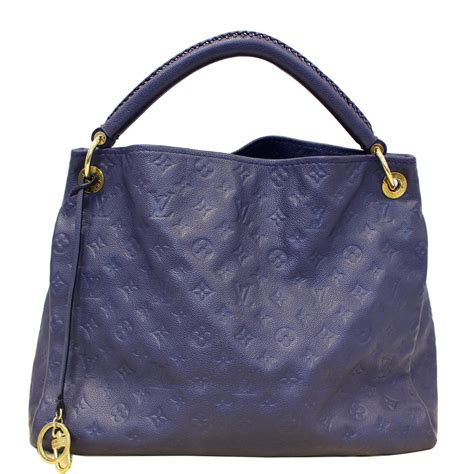 louis vuitton blue shoulder bag.